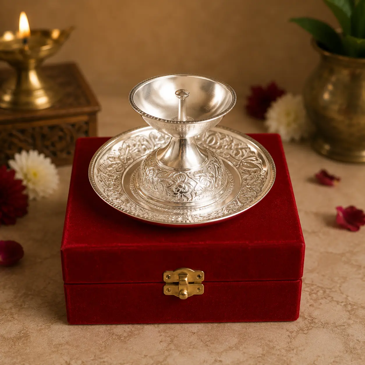 Akhand Diya Deepam Premium Akhand Diya | Deepam - Image 1