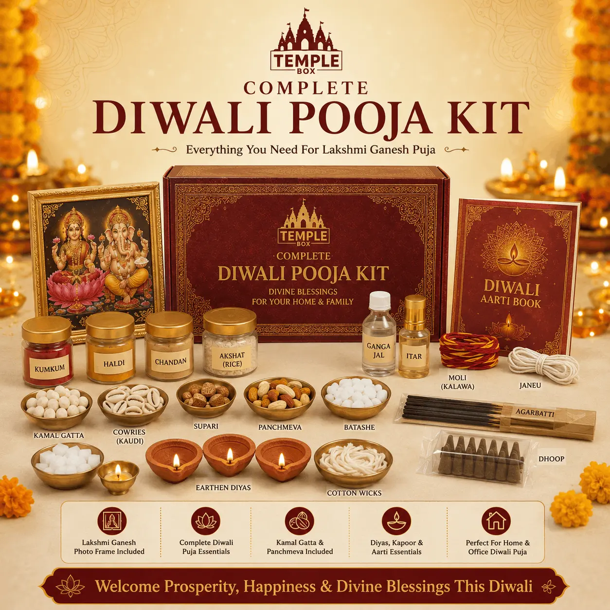 Dewaali Kit from Temple box Dewaali Kit from Temple box