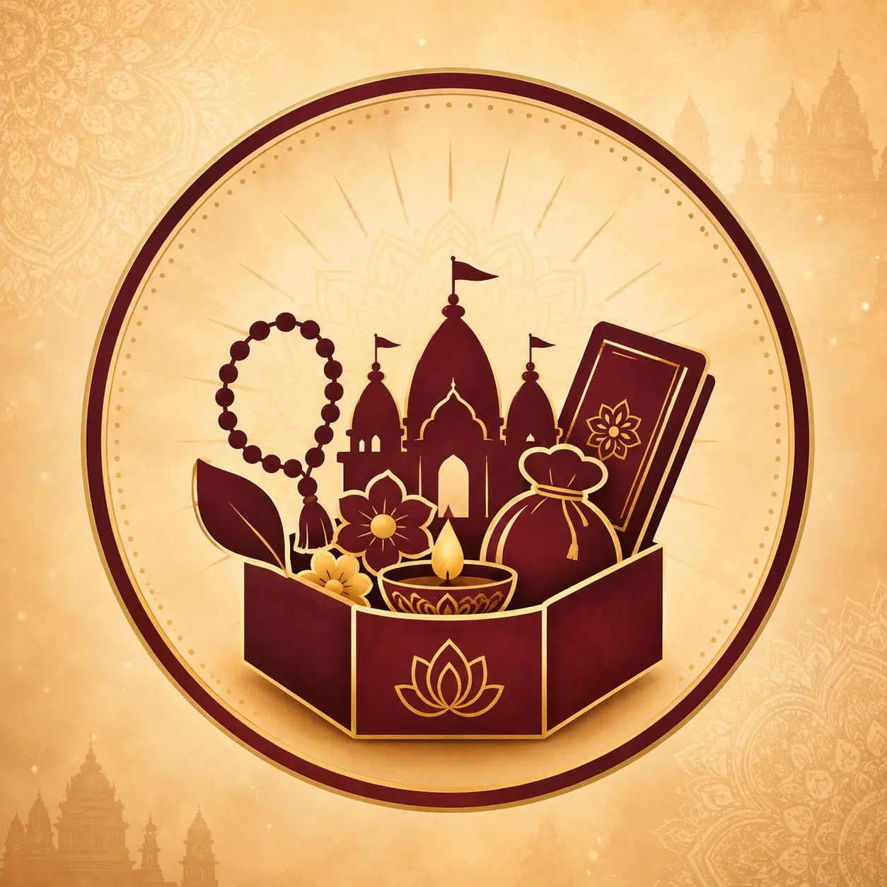 Temple Prasad Boxes