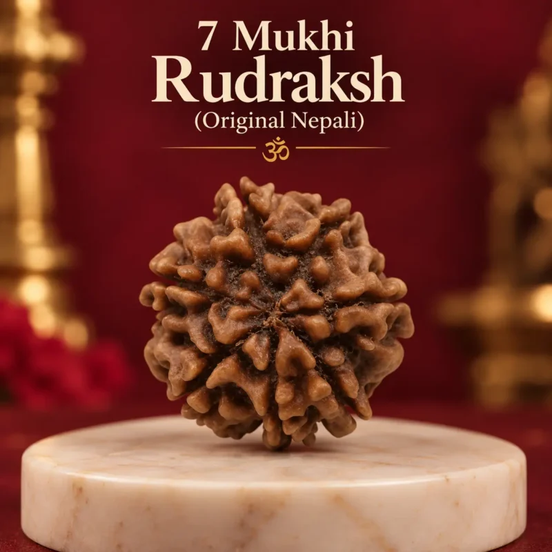 7 mukhi nepali Rudraksha Original Lab certified