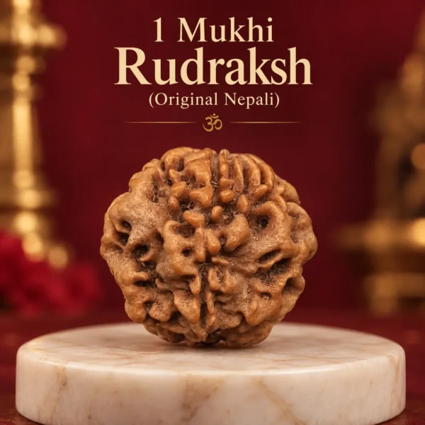 1 mukhi Nepali Rudraksha Bead
