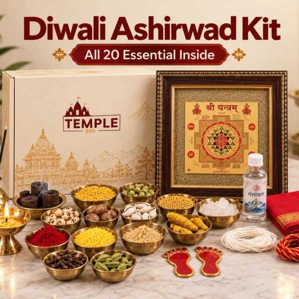 Diwali ashirwad complete kit temple box